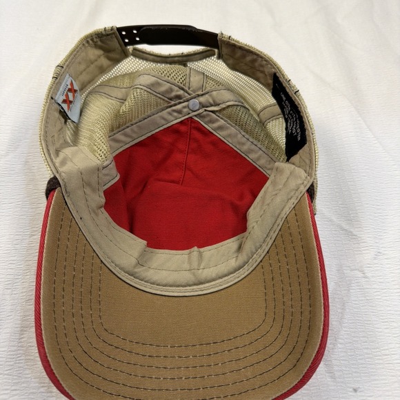 Cerveza Dos Equis XX Trucker Hat One Size Red Mesh Back Adjustable Snapback - Picture 6 of 6
